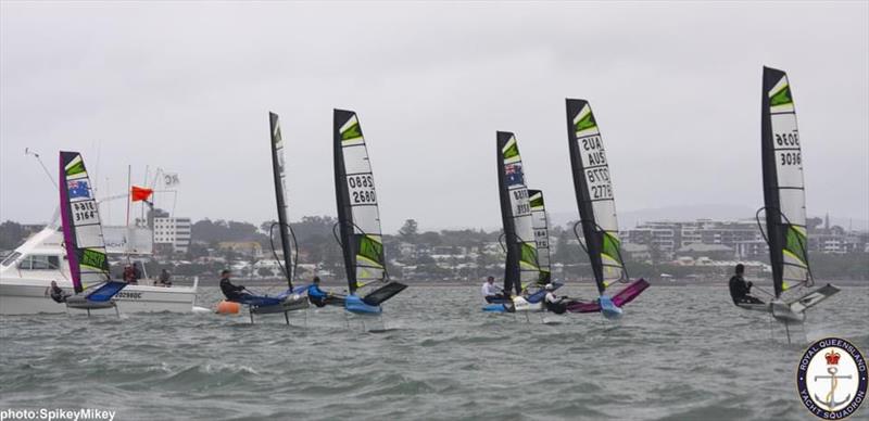 Queensland State Championships 2022 photo copyright SpikeyMikey taken at Royal Queensland Yacht Squadron and featuring the WASZP class