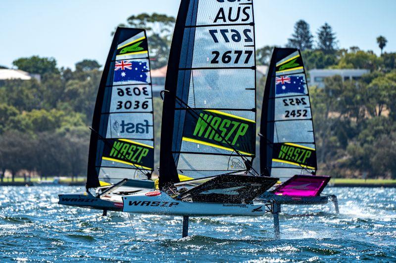 Australian WASZP Nationals day 2 photo copyright FSR Industries taken at Perth Dinghy Sailing Club and featuring the WASZP class