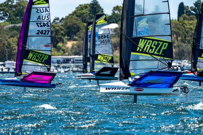 Australian WASZP Nationals day 4 photo copyright FSR Industries taken at Perth Dinghy Sailing Club and featuring the WASZP class