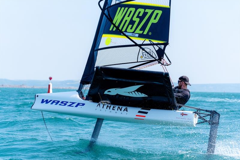 Athena Foiling Pathway & WASZP join forces - photo © L. Goldman / INEOS Britannia