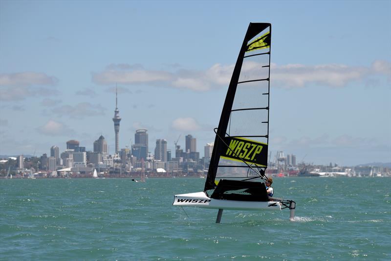 WASZP - Auckland Anniversary Regatta - Monday January 29, 2024 photo copyright AAR taken at Royal New Zealand Yacht Squadron and featuring the WASZP class
