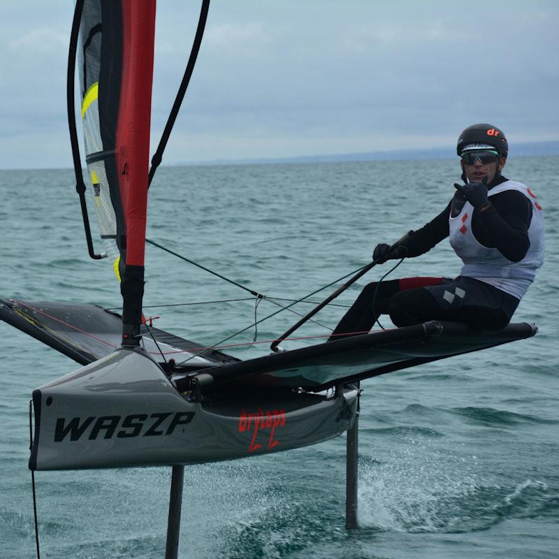 WASZP Australian Nationals Day 3: Francesco Bertone fired his biggest shot yet by claiming victory photo copyright Marc Ablett taken at Sorrento Sailing Couta Boat Club and featuring the WASZP class