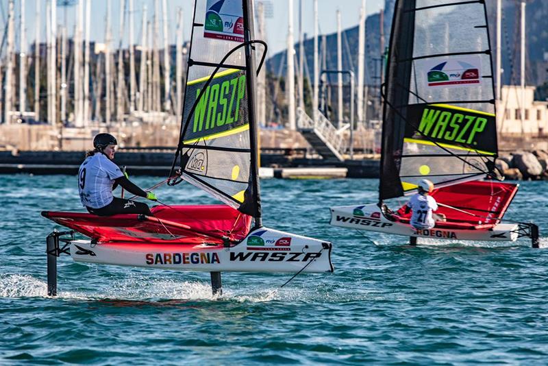 Sardinia Sailing Cup Foil Academy International Trophy - Day 2 photo copyright Sardinia Sailing Cup taken at  and featuring the WASZP class