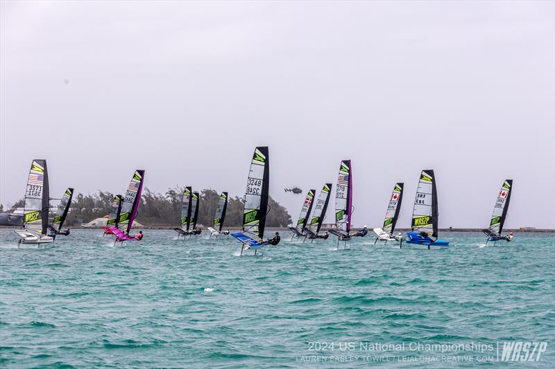 2024 WASZP US Nationals Day 2 photo copyright Lauren Easily Towill taken at Kaneohe Yacht Club and featuring the WASZP class