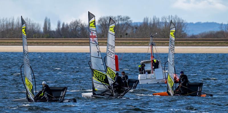 WASZP UK Start of Season Championships at Datchet Water photo copyright David Dyson taken at Datchet Water Sailing Club and featuring the WASZP class