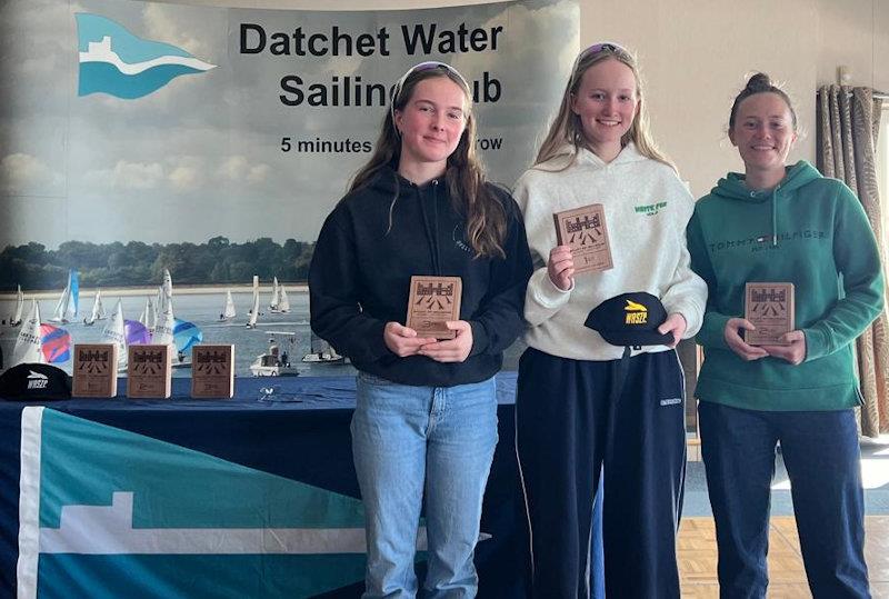 WASZP UK Start of Seasons event at Datchet - Women's fleet winners photo copyright Lucy Jones taken at Datchet Water Sailing Club and featuring the WASZP class