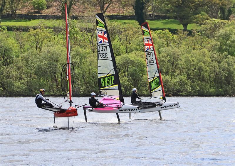 WASZP Welsh Championship at Bala photo copyright John Hunter taken at Bala Sailing Club and featuring the WASZP class