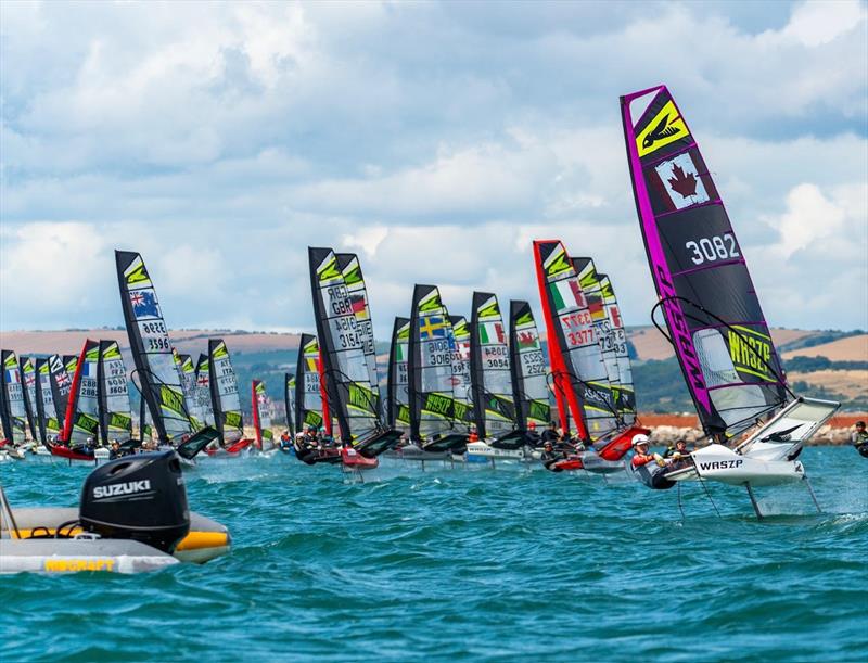 Race start - 2025 WASZP Games - photo © Down Under Sail