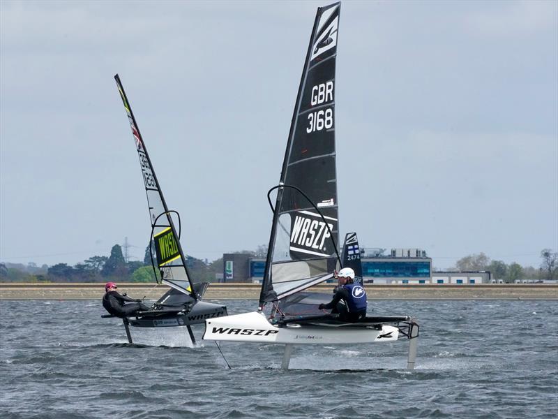 Alex Jones during the WASZP Start of Seasons 2026 at Datchet Water - photo © Nici Hoyle