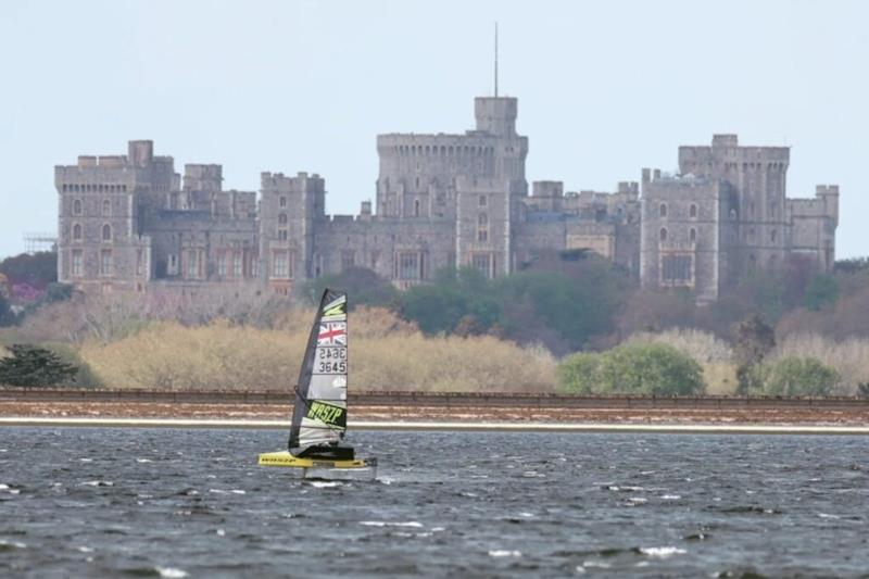 Toby Smith sets new WASZP Speed Record at 31.0 knots photo copyright David Dyson taken at Datchet Water Sailing Club and featuring the WASZP class