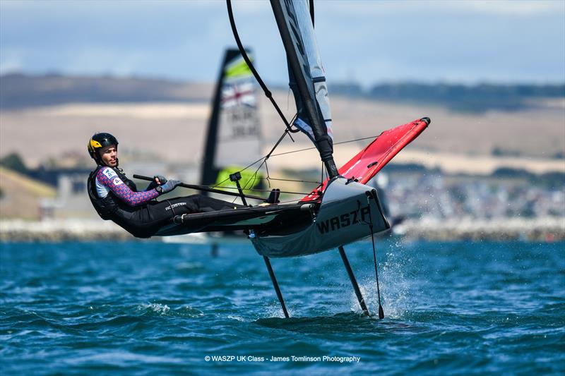 Oscar Hoyle during the WASZP UK Nationals at the WPNSA - photo © James Tomlinson Photography