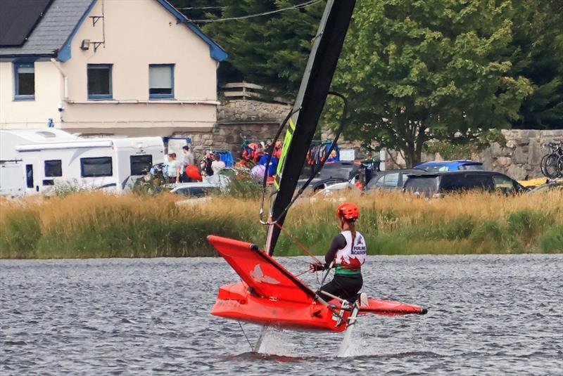 Trying a WASZP at Welsh Sailing OnBoard Festival photo copyright Bala SC taken at Bala Sailing Club and featuring the WASZP class