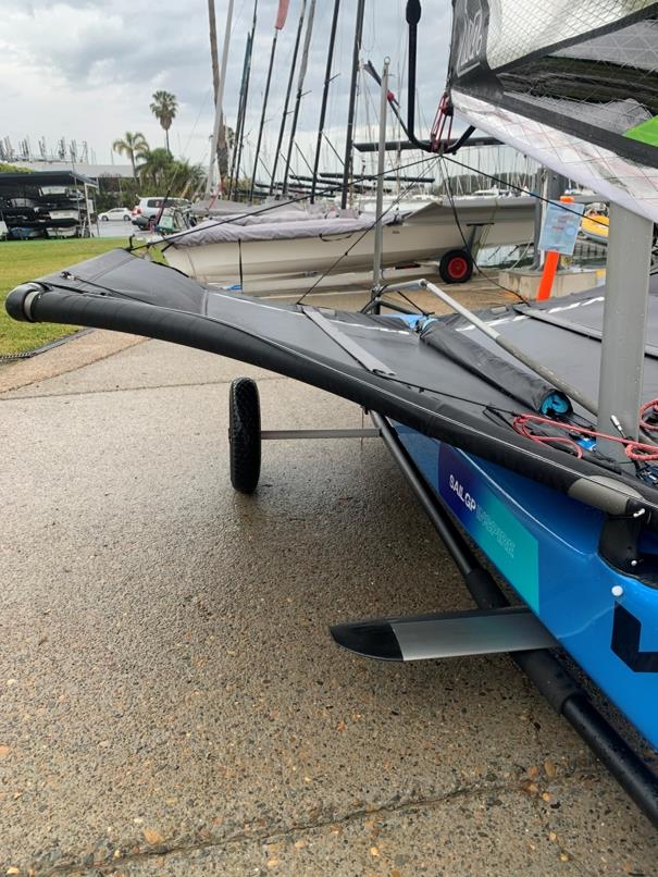 WASZP X 5.8m - Junior foiling ready to take flight photo copyright Brewer Racing taken at  and featuring the WASZP_X class