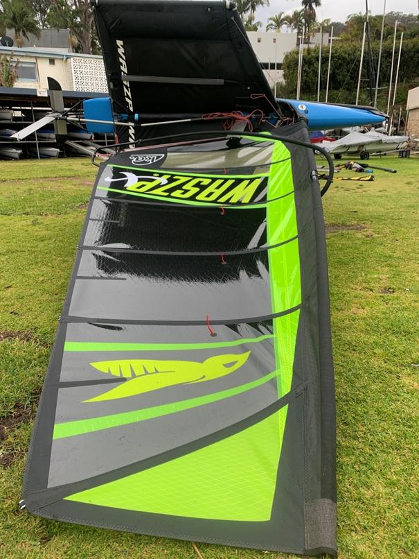 WASZP X 5.8m - Junior foiling ready to take flight photo copyright Brewer Racing taken at  and featuring the WASZP_X class
