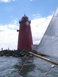 Poolbeg Light during the Battle of Clontarf Regatta 2014 © Vincent Delany