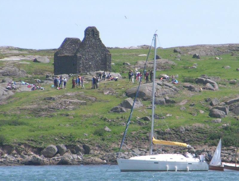 Water Wags Dalkey Island picnic at St Begnets photo copyright Vincent Delany taken at  and featuring the Water Wag class