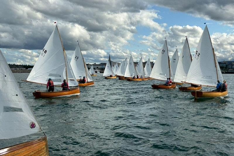 Water Wags sailing in Dublin Bay photo copyright Vincent Delany taken at Dublin Bay Sailing Club and featuring the Water Wag class