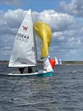 Michael McNamara & Simon Townsend gybe during the Wayfarer Inlands at Datchet Water © Anthony Read