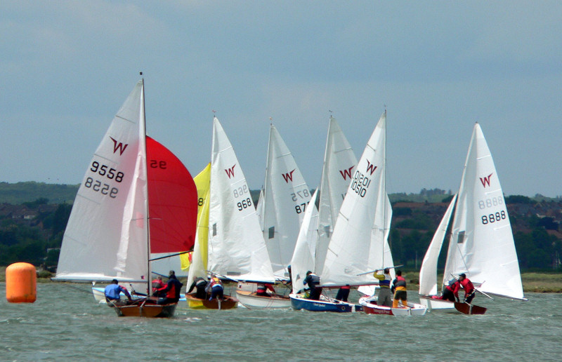 The Wayfarer National Circuit starts at Blackwater photo copyright Steve Collins taken at Blackwater Sailing Club and featuring the Wayfarer class