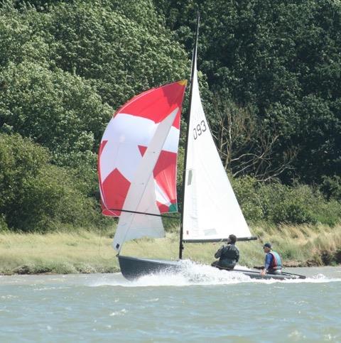 The Wilsons during the Wayfarer Easterns at Waldringfield photo copyright Alexis Smith taken at Waldringfield Sailing Club and featuring the Wayfarer class