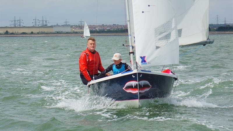 Wayfarer Nationals 2021 at Medway Yacht Club day 1 photo copyright Richard Janulewicz / www.sharkbait.org.uk taken at Medway Yacht Club and featuring the Wayfarer class