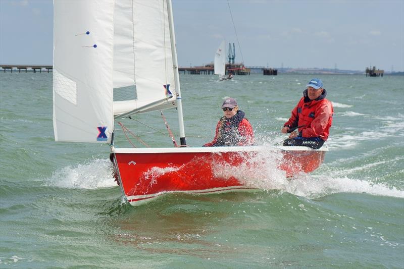 Wayfarer Nationals 2021 at Medway Yacht Club day 1 photo copyright Richard Janulewicz / www.sharkbait.org.uk taken at Medway Yacht Club and featuring the Wayfarer class