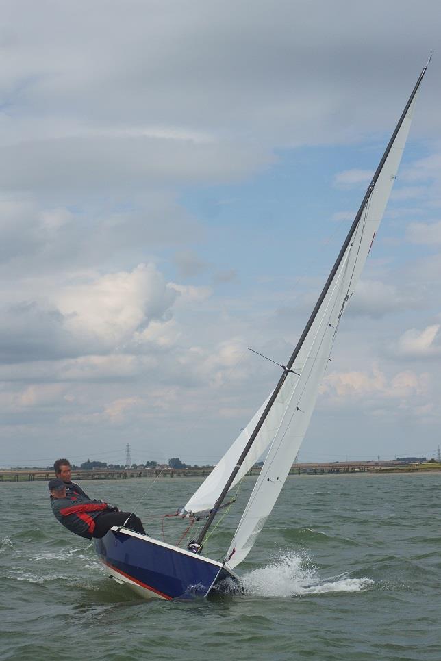 Wayfarer Nationals 2021 at Medway Yacht Club day 1 photo copyright Richard Janulewicz / www.sharkbait.org.uk taken at Medway Yacht Club and featuring the Wayfarer class