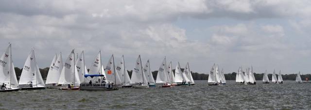 Wayfarer International Championships 2022 at Lake Eustis, Florida photo copyright John Cole taken at Lake Eustis Sailing Club and featuring the Wayfarer class