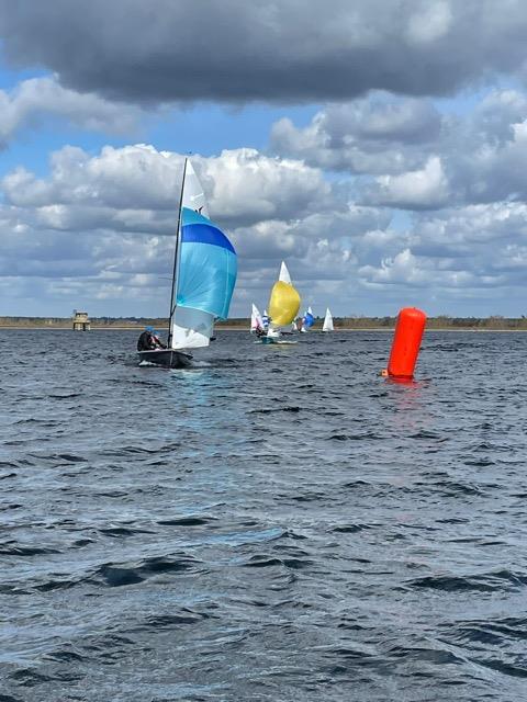 Andrew & Tom Wilson leading during the Wayfarer Inlands at Datchet Water photo copyright Anthony Read taken at Datchet Water Sailing Club and featuring the Wayfarer class