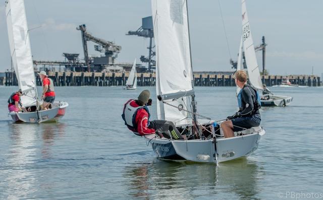 Light winds for the Medway Marathon 2022 photo copyright Paul Babington taken at Medway Yacht Club and featuring the Wayfarer class