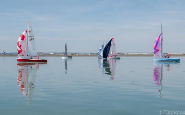 Slow going at the Medway Marathon 2022 photo copyright Paul Babington taken at Medway Yacht Club and featuring the Wayfarer class