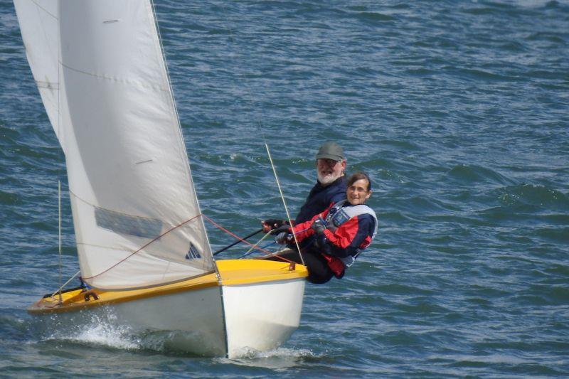 Phil and Mark Finch, finishing 3rd at Caernarfon, day 2 - Menai Strait Regattas photo copyright Ian Bradley taken at Royal Anglesey Yacht Club and featuring the Wayfarer class