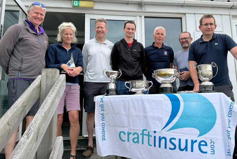 Prize-winners at the Craftinsure Wayfarer Easterns National Circuit Event at Aldeburgh - photo © Sam Pygall