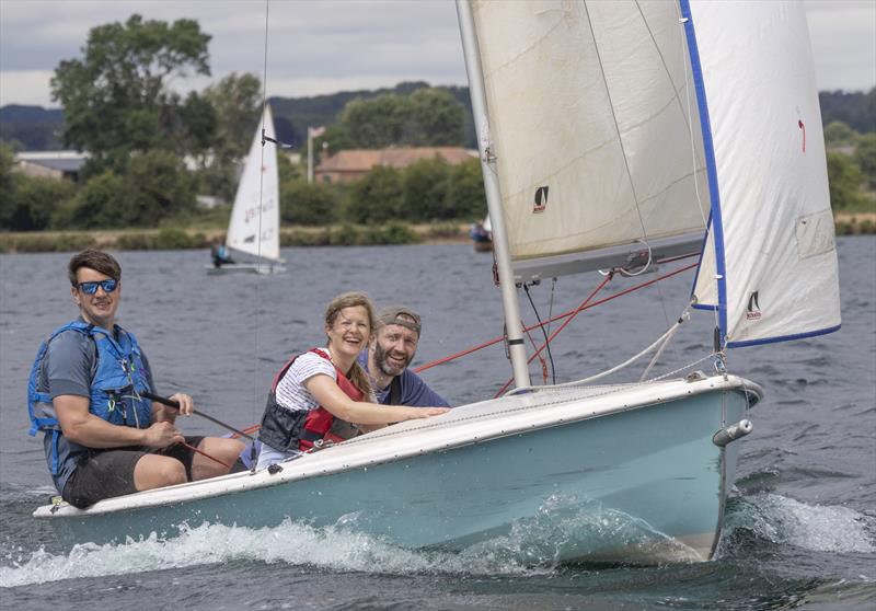 Some were out just enjoying the racing at the Notts County Sailing Club Annual Regatta photo copyright David Eberlin taken at Notts County Sailing Club and featuring the Wayfarer class