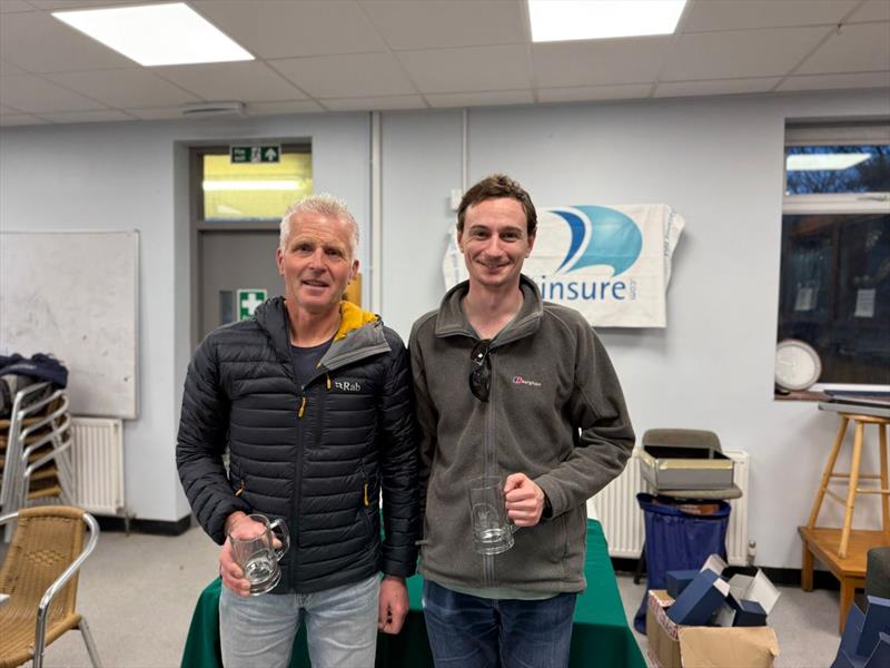 Craftinsure UK Wayfarer National Circuit Finale at Bough Beech - 4th placed in the Craftinsure National Circuit, Guy Marks and Sam Boniface photo copyright Nigel O’Donnell taken at Bough Beech Sailing Club and featuring the Wayfarer class