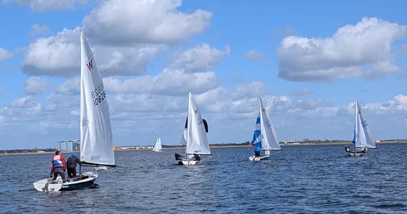 Light winds on Saturday during the Wayfarer Western Championship at Datchet Water - photo © DWSC