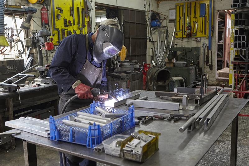 Aluminium welding at Sovereign Trailers - photo © Robert O’Neill & Pat Blake