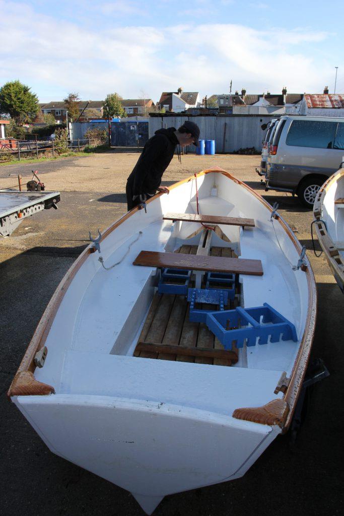 The team at Gosport currently build OC 16s, a variation on the 18ft St Ayles rowing skiffs but have recently commissioned their own slightly larger design, the OC24 - photo © West System International