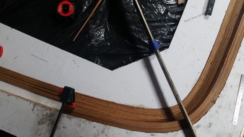 Building a Stornoway 16 wooden dinghy using West System epoxy resin - photo © Steve Goodchild