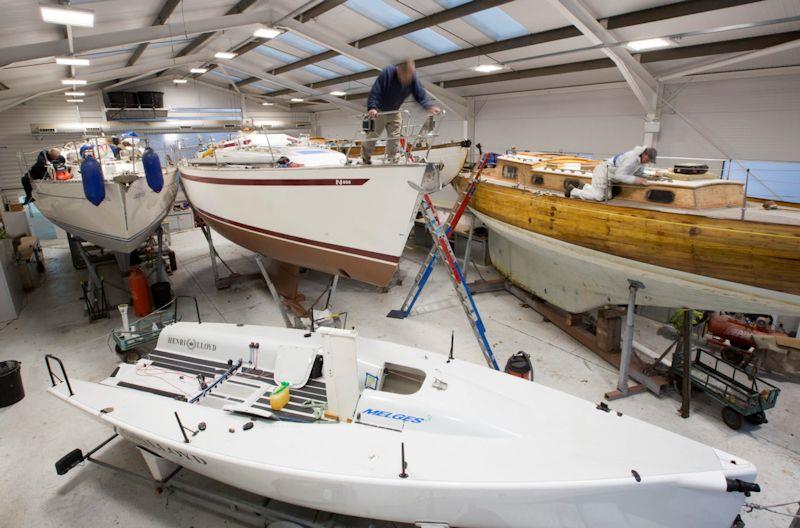 Repairs and renovations at Suffolk Yacht Harbour all benefit from West System epoxy resin photo copyright Epoxycraft taken at  and featuring the  class