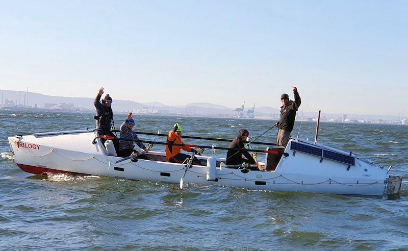 Preparing to row non-stop from mainland Europe to mainland South America photo copyright M2M Atlantic Four taken at  and featuring the  class