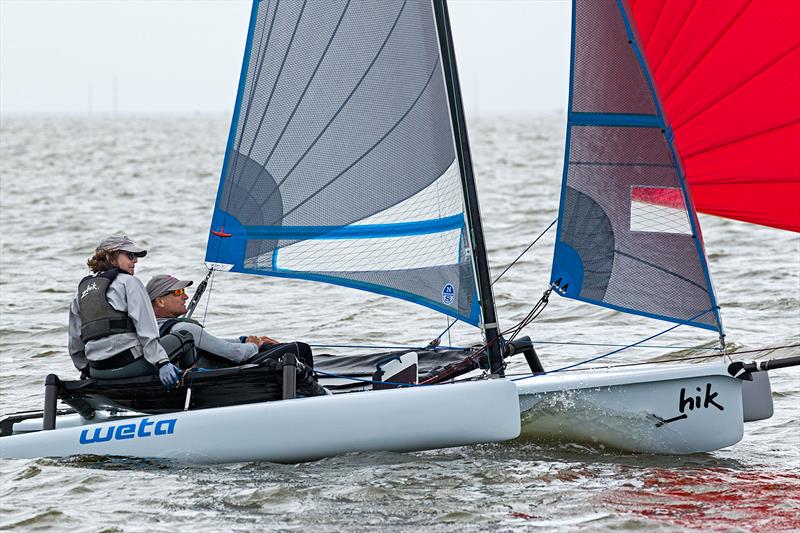  2019 Weta North American Championship - NorBanks sailing facility in Duck, NC photo copyright Eric Rasmusse taken at  and featuring the Weta class