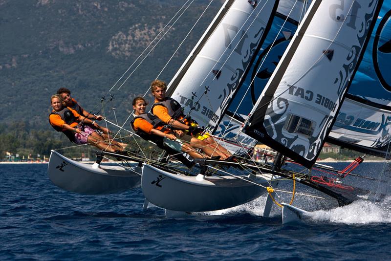 Hobie 16 sailing at Vassiliki - photo © Wildwind