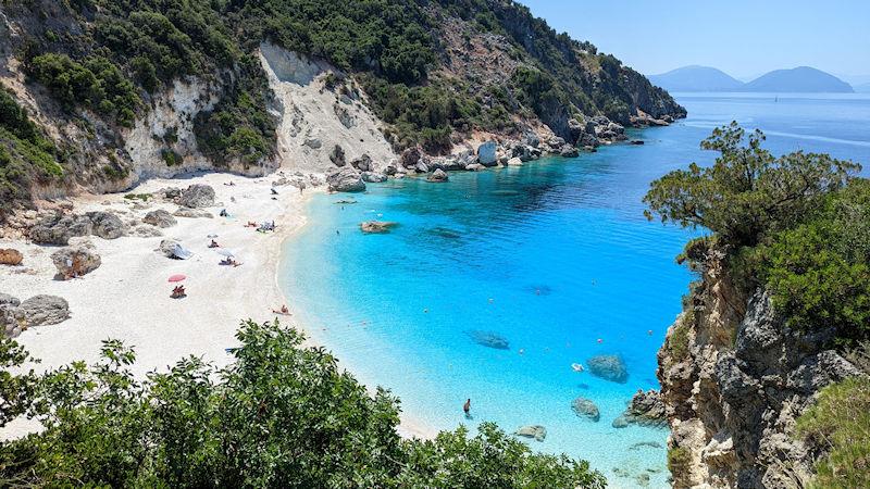 Beautiful Agiofili beach - photo © Mark Jardine