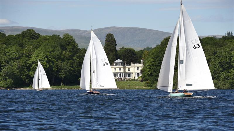 Windermere 17 foot class racing photo copyright David Heron taken at Royal Windermere Yacht Club and featuring the Windermere 17ft Yacht class