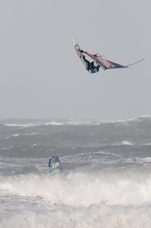 Big wave action from the Red Bull Storm Chase in Cornwall - photo © Lee Whitehead / www.photolounge.co.uk