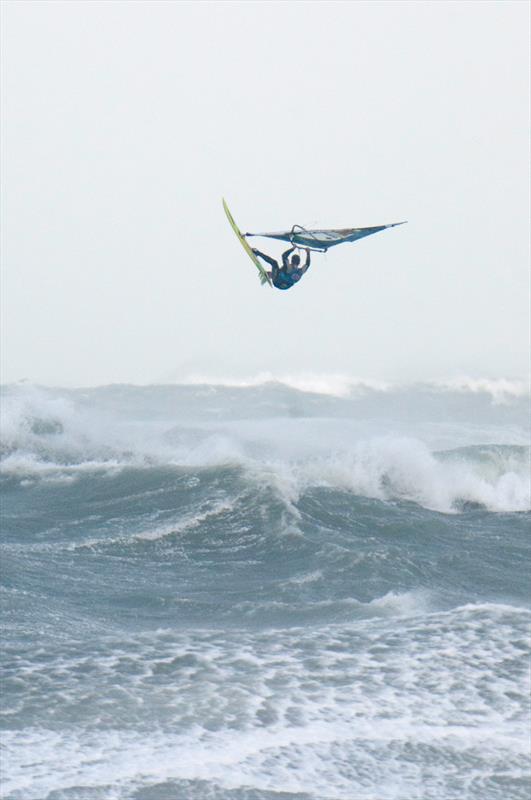 Big wave action from the Red Bull Storm Chase in Cornwall - photo © Lee Whitehead / www.photolounge.co.uk
