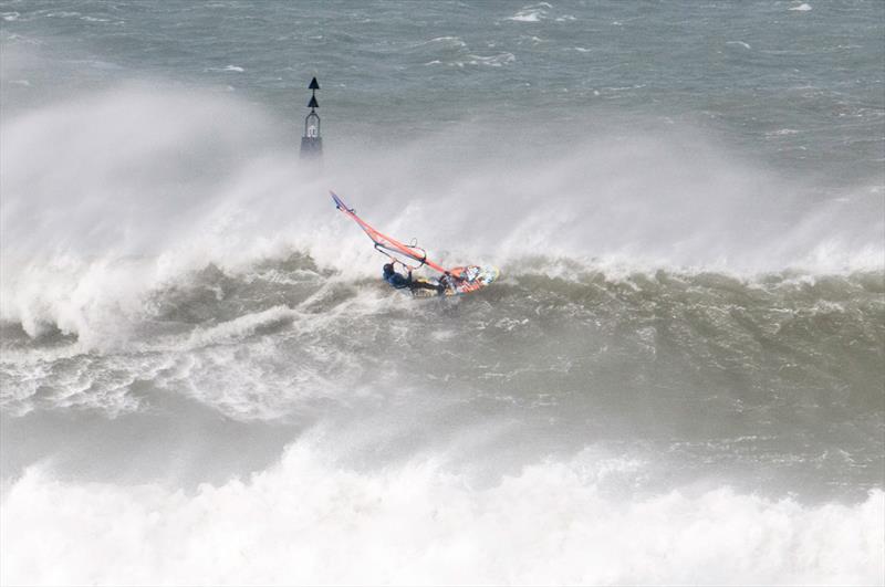 Big wave action from the Red Bull Storm Chase in Cornwall - photo © Lee Whitehead / www.photolounge.co.uk