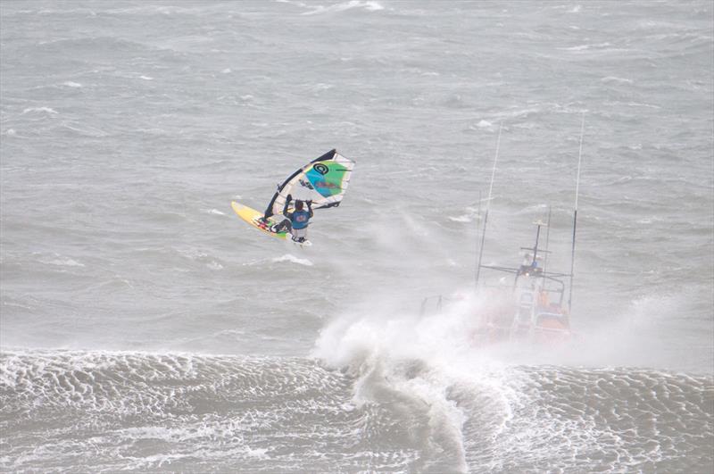 Big wave action from the Red Bull Storm Chase in Cornwall - photo © Lee Whitehead / www.photolounge.co.uk
