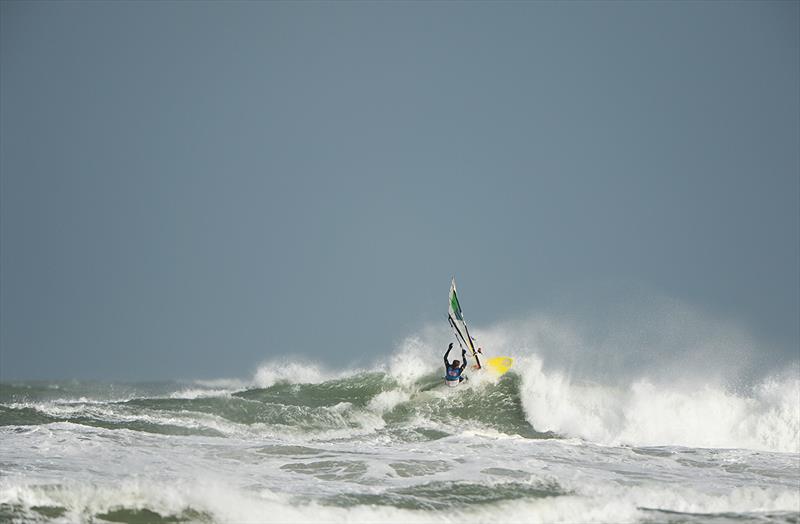 Big wave action from the Red Bull Storm Chase in Cornwall - photo © Bob Berry / www.bbphoto.net